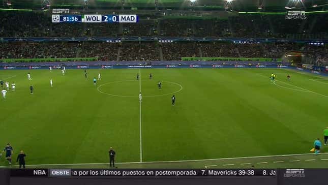 Elated Idiot On The Field Expresses The World's Feelings On Real Madrid's Loss