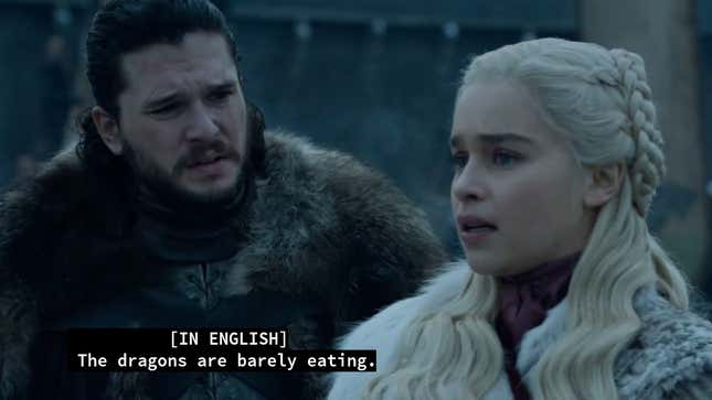 Image for article titled Who ate best on this week’s Game Of Thrones? (Season 8, episode 1)