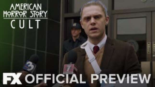 <i>American Horror Story: Cult</i> Cast Says Tackling Trump & Guns Was Harder to Stomach Than Killer Clowns<em></em>