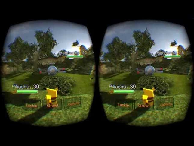 Capture Pokémon In A Totally New Way On The Oculus Rift