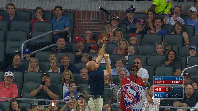 Maikel Franco's Bat Causes Lengthy Delay In Atlanta