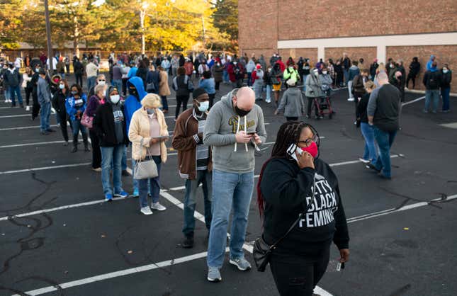 Image for article titled I&#39;d Rather Wait in Line for Hours for a Popeyes Chicken Sandwich Than to Vote