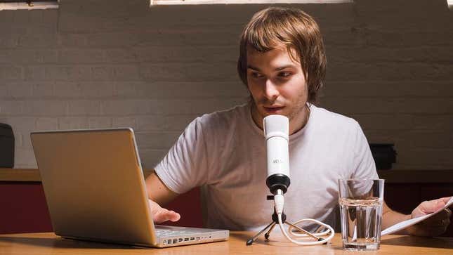 Image for article titled Podcaster Makes Solemn Promise To Improve Sound Quality Next Episode