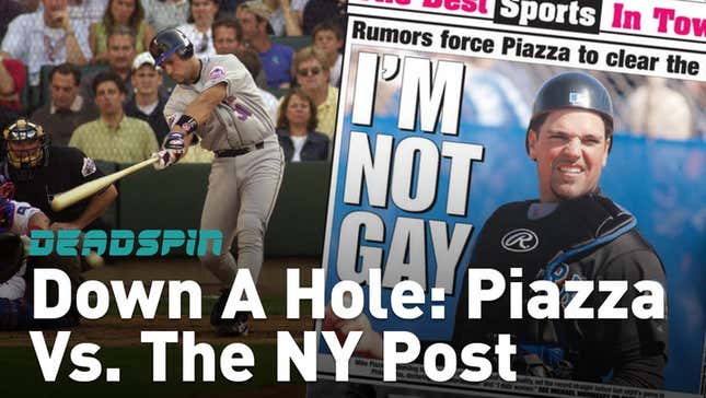 Down A Hole: When Mike Piazza Told Everyone He Wasn't Gay