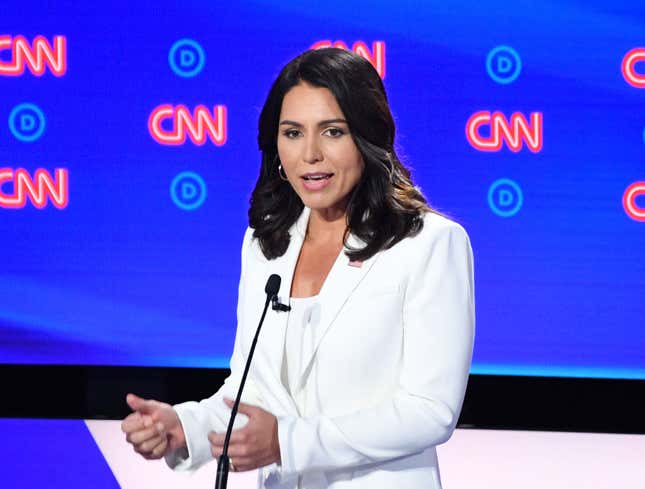 Image for article titled Tulsi Gabbard Clearly Vying For Spot On 2020 Election Wikipedia Page
