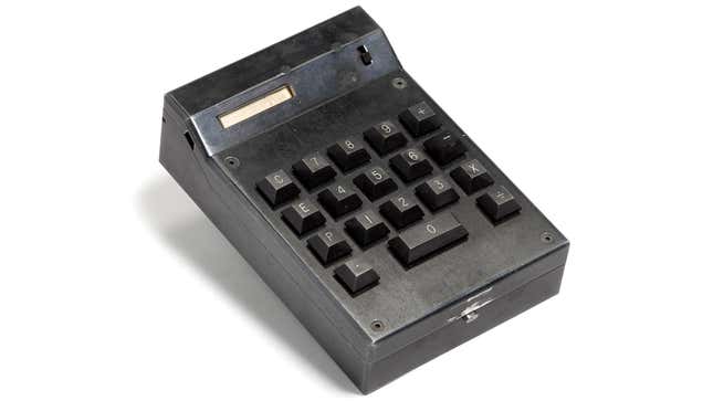 Image for article titled The World&#39;s First Handheld Calculator Is Up for Auction