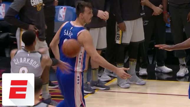 Jordan Clarkson Was Salty About Dario Saric's Very Soft Dunk