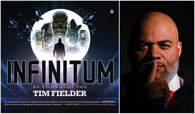 Image for article titled Infinitum: An Afrofuturist Tale: Illustrator-Author Tim Fielder Looks to the Future With a Modern Epic