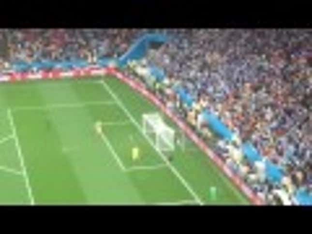 Blocked Dutch Penalty Almost Trickles In While Goalkeeper Celebrates