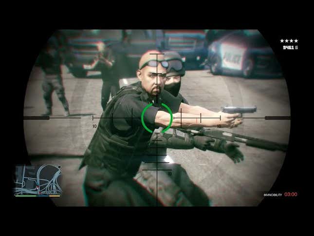 <em>GTA V</em> Cops Have No Chance Against Invincible Crooks
