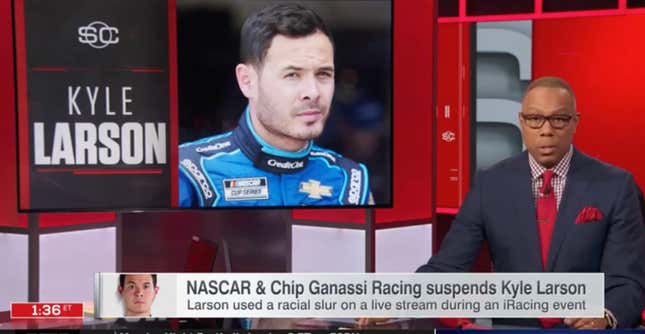 Image for article titled The 10 Best Things About NASCAR Star Kyle Larson Saying the Word That Starts With &#39;N&#39; and Rhymes With &#39;Bigger&#39;