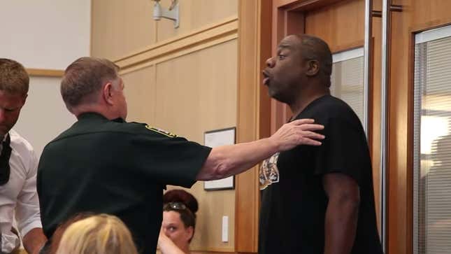 Image for article titled &#39;Keep Up These Racial Disparities&#39;: Protester Kicked Out of Courtroom for Blasting Judge Who Freed Armed White Nationalist