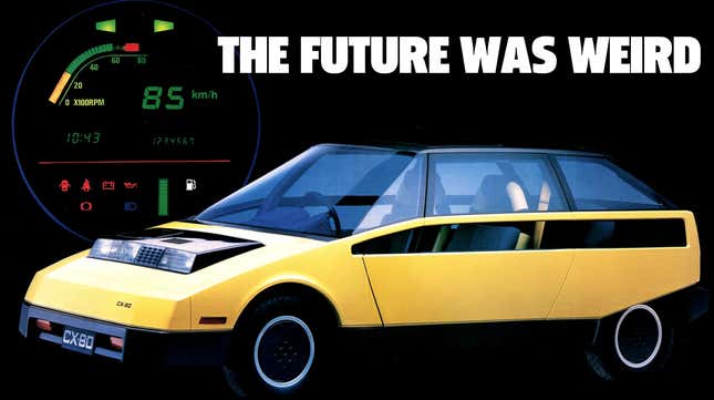 Image for article titled Toyota&#39;s 1979 FCX-80 Concept Car Was Extremely Original And Extremely Ugly