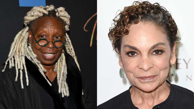 Whoopi Goldberg attends “Tina – The Tina Turner Musical” Broadway opening night on Thursday, Nov. 7, 2019; Jasmine Guy attends the Friendly House 29th Annual Awards Luncheon on Saturday, Oct. 27, 2018.