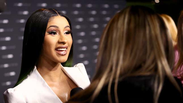 Image for article titled I Would Watch the Shit Out of a TV Show With Cardi B Drinking Cocktails & Interviewing Celebrities
