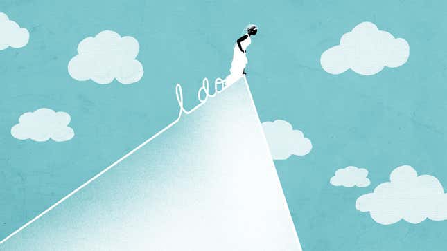 Image for article titled When Brides Get the Post-Wedding Blues