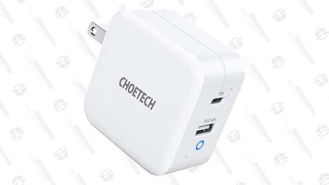 CHOETECH 65W 2-Port PD Charger | $12 | Amazon | Use code 8ADSGFHP + clip coupon