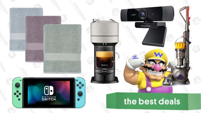 Image for article titled Thursday&#39;s Best Deals: New iPad Air, Crane &amp; Canopy Bath Towels, Atlas Coffee, Dyson Ball Vacuum, Aukey Webcam, and More