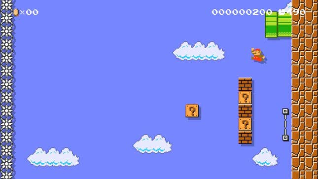 Image for article titled Mario&#39;s Iconic 1-1 Level Is Way Harder When It&#39;s Vertical