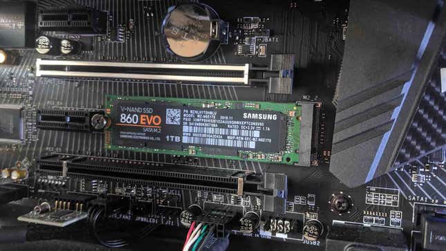 Image for article titled M.2, SATA, and NVMe SSDs Explained: Which Should You Buy for Your PC?