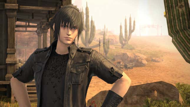 Image for article titled Final Fantasy XIV’s New Crossover Event Is All About Chilling With Prince Noctis