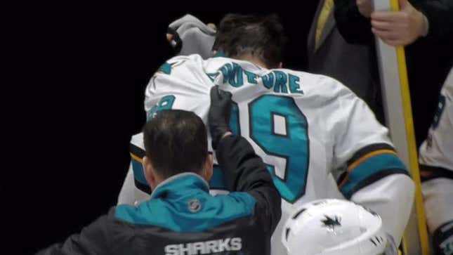 Logan Couture Ate A Puck And Lost A Tooth