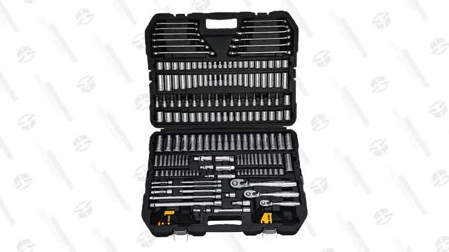 DeWALT Mechanics Tools Kit and Socket Set, 204-Piece | $150 | Amazon