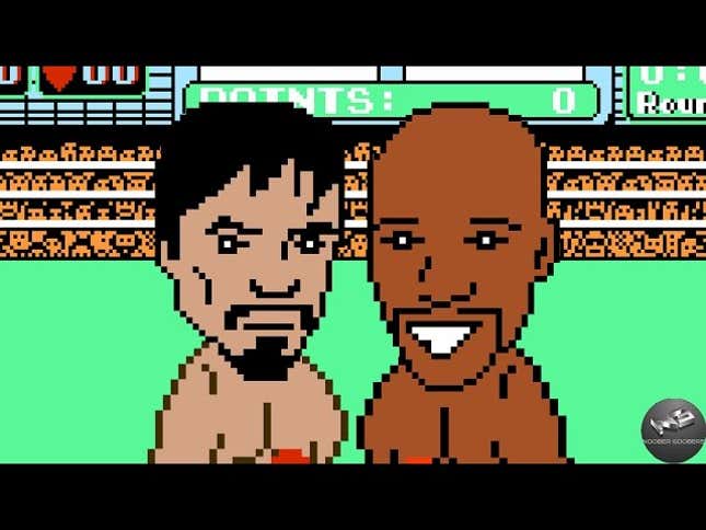 Watch Mayweather vs. Pacquiao as a <i>Punch-Out!! </i>game
