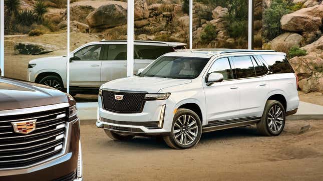 Image for article titled The Cadillac Escalade Could Get A Supercharged 6.2-Liter V8 And Maybe The Peasant Trucks Will Too