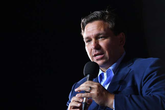 Image for article titled Gov. Ron DeSantis Still Pushing Voter Suppression Bills Despite Claim That Florida Election Was Most Secure in the Nation