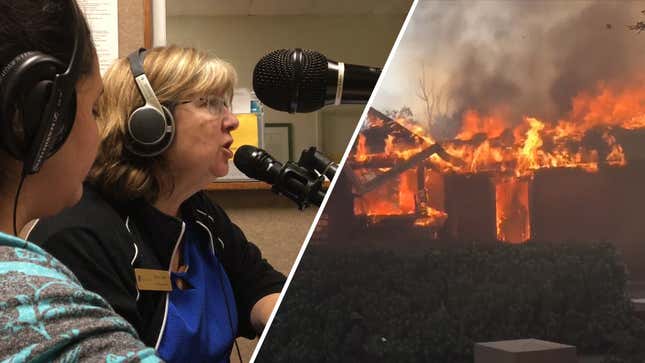 A Bilingual Radio Station Has Become a Lifeline For Undocumented Immigrants Fleeing Wildfires in California<em></em>