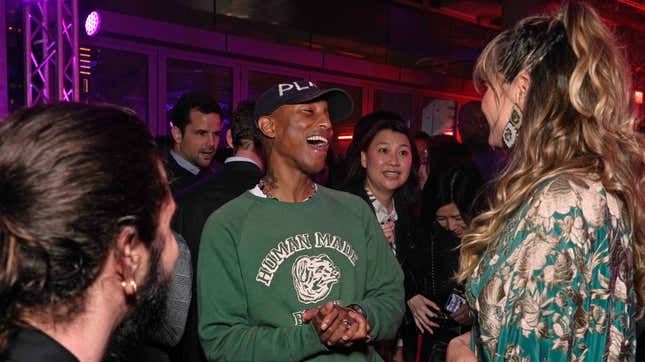 Pharrell Williams attends the celebrating party of The Jewelry of Lorraine Schwartz, “Arts In All Its Forms” on March 24, 2019 in Hong Kong, Hong Kong. 