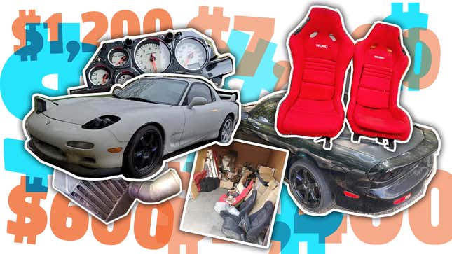 Image for article titled Mazda RX-7 Fans Are Going Nuts After Man Discovers Treasure Trove Of Rare FD Parts