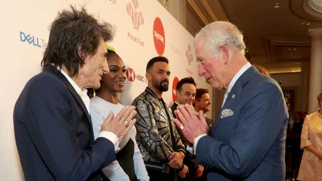 Charles opted to replace the handshake early on
