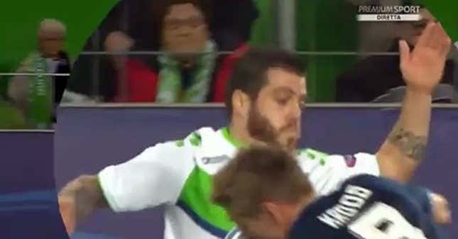 Toni Kroos Knocks A Tooth Out Of Wolfsburg Player's Head