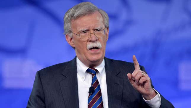 Image for article titled John Bolton Warns War With North Korea Won’t Be Cakewalk Like Iraq