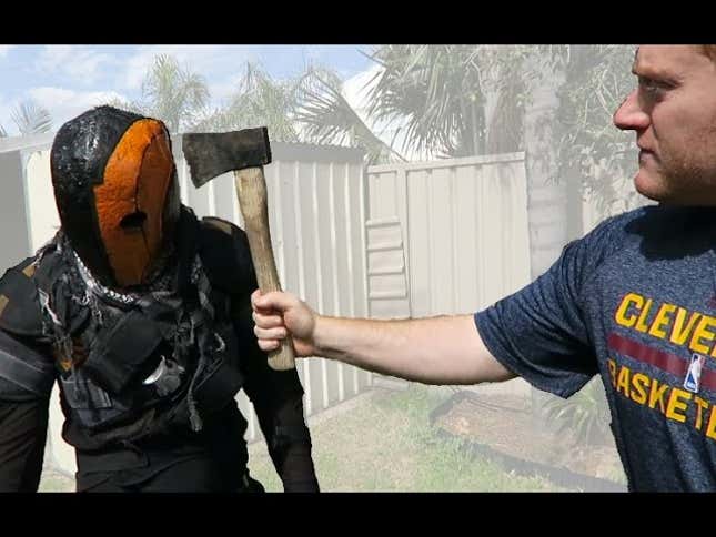 When Your Cosplay Is Built To Protect You From Superheroes