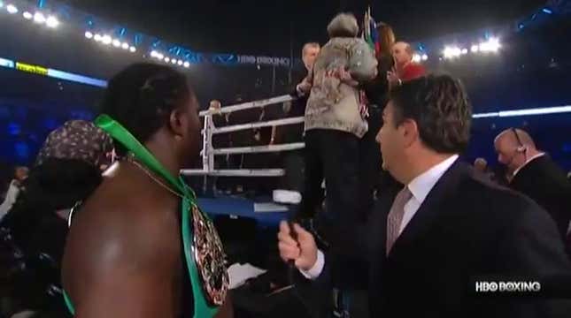 Don King's Acting Like A Crazy Person Again