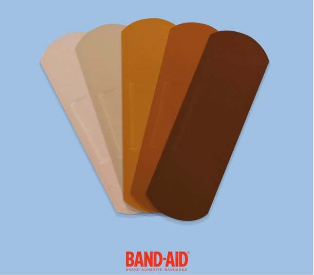 Image for article titled Black Skin Matters Now: Band-Aid Says It Will Start Selling Bandages in Darker Shades