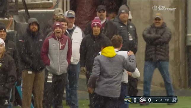 Watch A Quarterback Get Ejected For Targeting