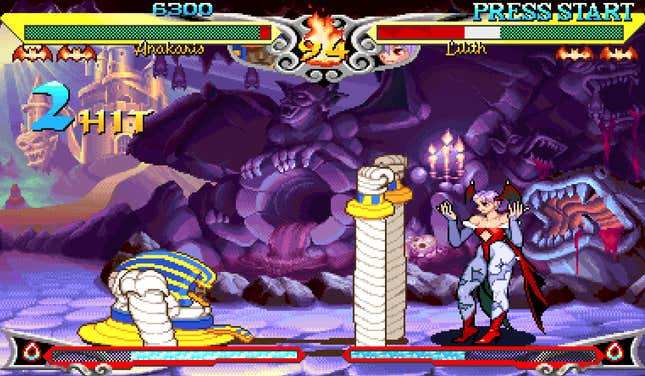 Image for article titled Arcade Setups Keep The Dream Of Competitive Darkstalkers 3 Alive