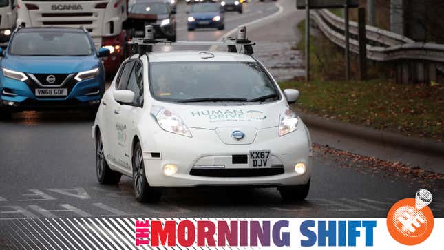 Image for article titled A Nissan Leaf Just Finished A 230-Mile Autonomous Trip In Britain