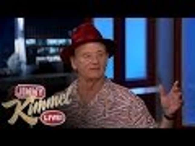 Bill Murray Reminisces About Slingin' Little Caesars Pizza