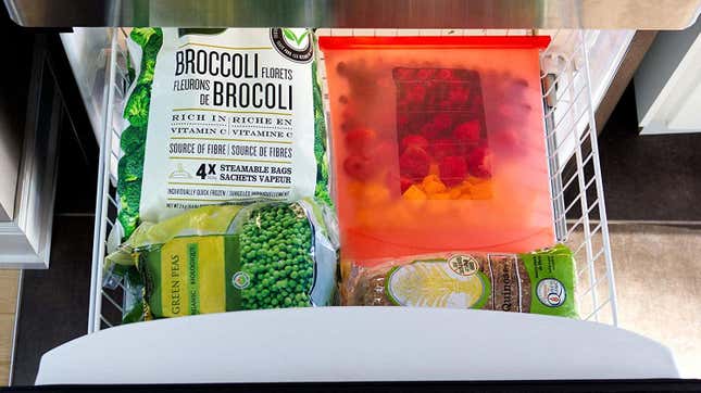 Gallon Size Reusable Silicone Food Storage Bag | $28 | Amazon | Promo code 20OFFKINJA
