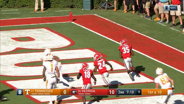Tennessee Loses Touchdown After Jalen Hurd Fumbles Into End Zone