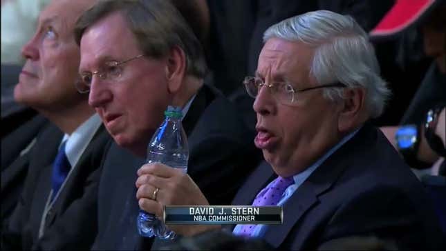 Watch David Stern Choking In Slow Motion, Because It Is Fun