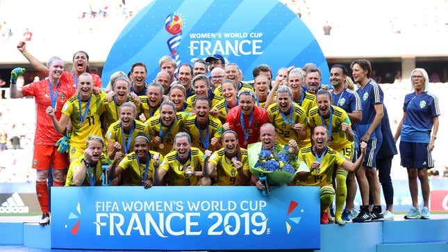 Image for article titled Sweden Defeat England For Women&#39;s World Cup Bronze As VAR Disallows Ellen White Goal For Second Straight Game