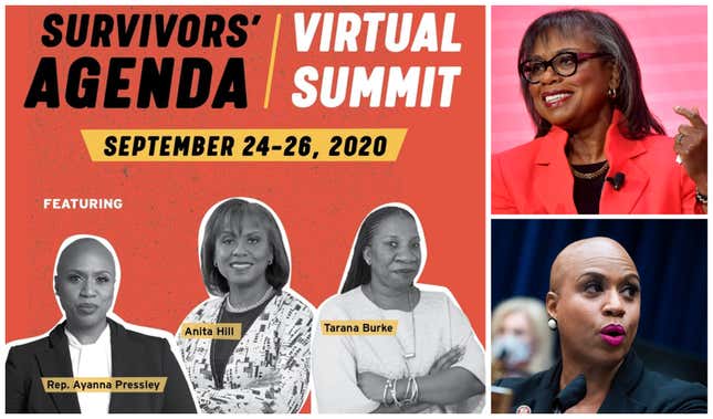 Image for article titled With Help From Ayanna Pressley and Anita Hill, Me Too Launches Its First Survivors’ Agenda Summit