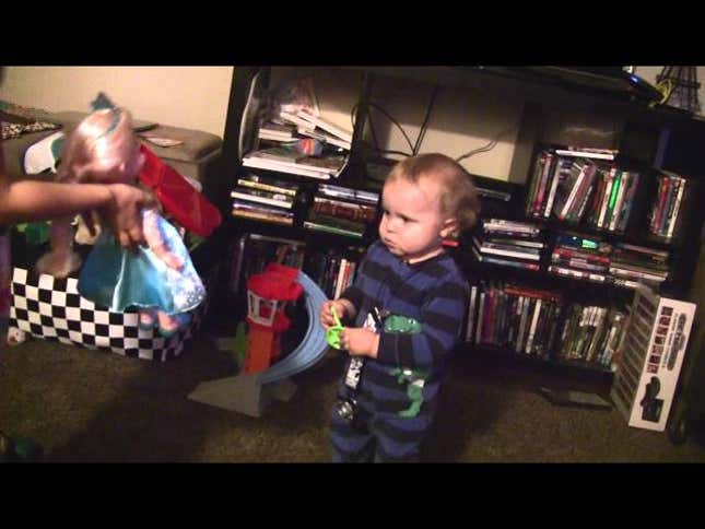 Toddler Overcome With Joy by "Let it Go" Busts Out Awesome Dance Moves