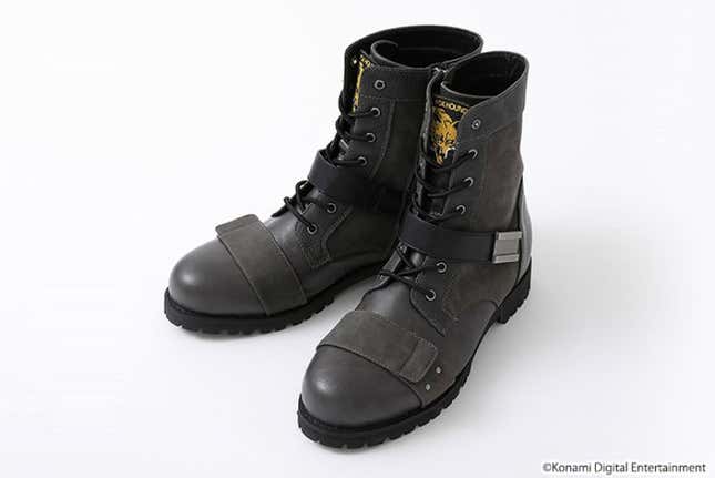 Image for article titled The Official Metal Gear Solid Boots Are Kind Of So-So